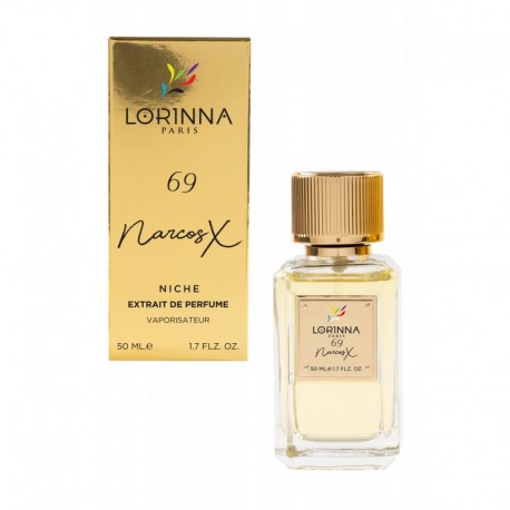 Extract de Parfum Lorinna Narcos X unisex 50 ml inspirat Narcos'is Vertus
