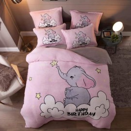 Lenjerie Cocolino 4 piese Dumbo Pink