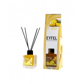 Odorizant cameră Eyfel cu bețișoare aromă de ANANAS 120 ml